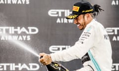 Lewis Hamilton ends an imperious year with another grand prix victory.