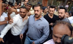 Salman Khan walks free from the high court in Mumbai