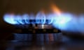 Blue Flame Of Gas Stove Burner<br>Gas And Oil Concept. Energy Crisis. Blue Flame Of Gas Stove Top