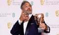 Taika Waititi with his award for Adapted Screenplay for ‘Jojo Rabbit’ at the British Academy of Film and Television Awards (BAFTA) at the Royal Albert Hall in London, Britain.