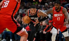 Damian Lillard was almost unstoppable against the Houston Rockets