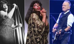 Ella Fitzgerald, Donna Summer and Bruce Springsteen