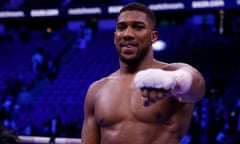 Anthony Joshua in the ring