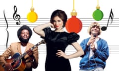 Left to right: Michael Kiwanuka, Sophie Ellis-Bextor, Tim Burgess.