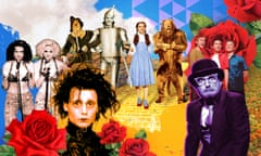 Collage of Madonna and Sandra Bernhard; The Wizard of Oz; Queer as Folk; Kenny Everett; Edward Scissorhands