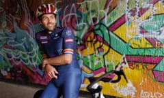 Alex Dowsett poses for a portrait near his home in Chelmsford in September 2023