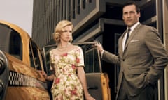 January Jones and Jon Hamm in Mad Men.