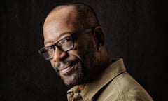 Lennie James, photographed at the Guardian Photo studios in London for the Observer New Review. James has a new Drama coming out called “Save Me”, which he wrote and starred in. Lennie James is an English actor, screenwriter, and playwright. He is best known for playing Morgan Jones on The Walking Dead and Fear the Walking Dead, and has appeared in many films, including Snatch (2000), and Blade Runner 2049 (2017). Among James’ more notable roles in television is Mr. Glen Boyle on the current medical drama Critical on Sky 1. On American television, he portrayed the mysterious Robert Hawkins in the CBS series Jericho and Detective Joe Geddes in the AMC television series Low Winter Sun. James has received praise for The Walking Dead, making guest appearances in the first, third and fifth seasons before being upgraded to main cast for the sixth season. James will also appear in the fourth season of Fear the Walking Dead.