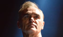 Morrissey on stage in London in 2014.