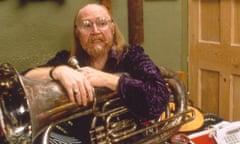 Vivian Stanshall at home in London in 1995, not long before he died.