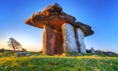 Polnabrone Dolmen, in the Burren