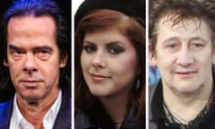 Nick Cave, Kirsty Maccoll, Shane McGowan