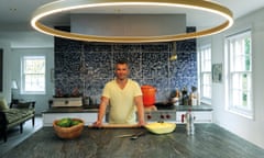 Jacob Kenedy in his kitchen at home.