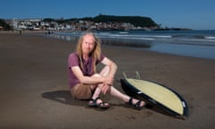 Steve Crawford, whose surf shop in Scarborough has been forced to close.