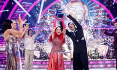 Strictly Come Dancing 2023<br>For use in UK, Ireland or Benelux countries only BBC handout photo of the winners of Strictly Come Dancing 2023 Ellie Leach and Vito Coppola. Picture date: Saturday December 16, 2023. PA Photo. See PA story SHOWBIZ Strictly. Photo credit should read: Guy Levy/BBC/PA Wire NOTE TO EDITORS: Not for use more than 21 days after issue. You may use this picture without charge only for the purpose of publicising or reporting on current BBC programming, personnel or other BBC output or activity within 21 days of issue. Any use after that time MUST be cleared through BBC Picture Publicity. Please credit the image to the BBC and any named photographer or independent programme maker, as described in the caption.