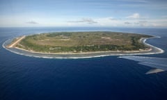 Aerial view of Nauru