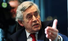 Former Labour prime minister, Gordon Brown