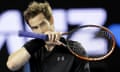 Andy Murray of Britain reacts during the final match against Novak Djokovic of Serbia at the Australian Open tennis tournament in Melbourne, Australia, 31 January 2016. (AAP Image/Made Nagi) NO ARCHIVING, EDITORIAL USE ONLY