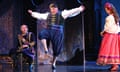 Roy Hudd, centre, in The Merry Widow at the Coliseum, London, in 2008.