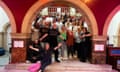 Volunteers, staff and friends at Battersea Arts Centre