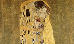 Gustav Klimt’s The Kiss 1907-1908.