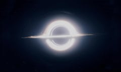 A black hole as depicted in the 2014 film Interstellar. Director Christopher Nolan consulted astrophysicists to get a ‘realistic’ image.