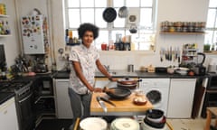 Zoe Adjonyoh in her kitchen