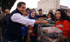 Popular touch … Bassem Youssef in Tickling Giants.