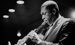 Jazz musician John Coltrane performing (year unknown) as seen in Fire Music