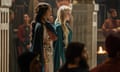 Queen-regent Míriel (Cynthia Addai-Robinson) agrees to join Galadriel (Morfydd Clark) on her voyage.