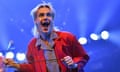 British band HMLTD (Happy Meal Limited) performs on stage during the Transmusicales music festival, on December 1, 2016 in Saint-Jacques-de-la-Lande, western France. / AFP PHOTO / LOIC VENANCELOIC VENANCE/AFP/Getty Images