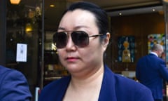 Jie Shao leaves the Downing Centre District Court in Sydney, Thursday, April 29, 2021.