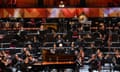 The Mahler Chamber Orchestra perform in the Royal Albert Hall for the BBC Proms.