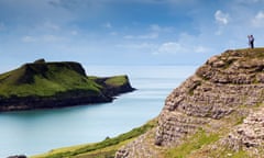 Worm's Head; Rhossili; Gower; Wales; UK<br>D0028W Worm's Head; Rhossili; Gower; Wales; UK