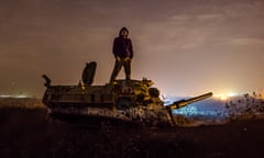 Craig on Tank

Photos of Craig on an A4I trip entitled "Art Over War" which brought us to the Golan Heights and the UNDOF ceasefire lines between Israel and Syria as well as Tel Aviv and Jerusalem. There are currently two photos on there but I will upload several more in a moment.

Please credit "Sean Shapiro" as the photographer

supplied by Sean Shapiro <sjs5006@gmail.com>

Craig Dershowitz
art artist