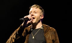 Macklemore & Ryan Lewis Perform At SSE Hydro In Glasgow<br>GLASGOW, SCOTLAND - APRIL 13:  Ben Haggerty aka Macklemore performs on stage at The SSE Hydro on April 13, 2016 in Glasgow, Scotland.  (Photo by Roberto Ricciuti/Redferns)