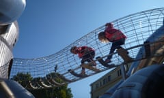 Children playing outside