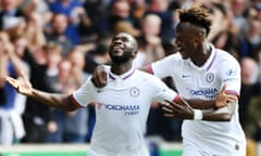 Chelsea’s Fikayo Tomori, left, and Tammy Abraham