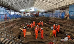 HS2 excavation in London