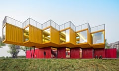 Container Stack Pavilion, China
