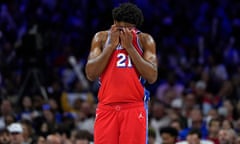 Joel Embiid scored 27 points and grabbed 10 boards in the 76ers’ Game 4 defeat to the Knicks.