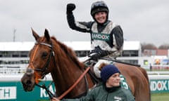 Top Wood and Tabitha Worsley return in triumph after the Foxhunters’ Chase at Aintree.