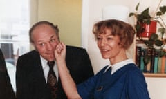 Beryl Howard attending a fundraiser at Michael Sobell House with the boxer Henry Cooper