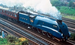 A locomotive in the colours of the London and North Eastern Railway