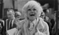 Bright eyes and a megawatt smile ... Carol Channing in London in 1970.