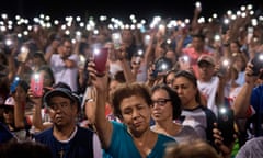 A vigil in El Paso, Texas, after the mass shooting in August.