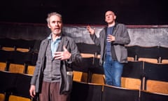 Stephen Dillane and Conor Lovett in How It Is (Part One) at the Coronet theatre.