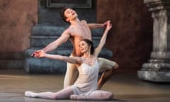 Joseph Taylor (Romeo) and Dominique Larose (Juliet) in Romeo &amp; Juliet by Northern Ballet @ The Grand Theatre, Leeds. Adapted by Christopher Gable CBE and Massimo Moricone. (Opening 08-03-2024) ©Tristram Kenton 03-24 (3 Raveley Street, LONDON NW5 2HX TEL 0207 267 5550 Mob 07973 617 355)email: tristram@tristramkenton.com