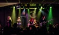 Venus Grrrls band on stage at the Brudenell Social Club in Leeds.