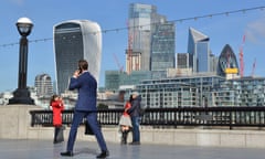 The City of London skyline